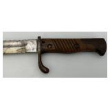 Est. $275.00 - $550.00 WWI SIMSON AND CO. SUHL (GERMAN) Sawback Bayonet W/Scabbard