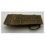 Vintage Alprosa Mens Watch And Fullerton Belt Buckle