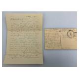WWII War Letters In Holder