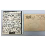 WWII War Letters In Holder