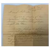 World War II GERMAN Patches With Letter For Provenance, Including Artillery Officer & Artillery OR's Cuff Tabs, Topical Heer Artillery Signal Blitz Patch, Cap Cockade And Wehrmacht Breast Eagle Be