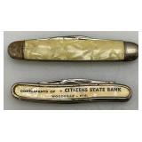 Vintage Collectible Items And Hand Carved And Inlayed Wooden Box