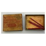 Vintage Collectible Items And Hand Carved And Inlayed Wooden Box