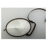 Vintage Collectible Items And Hand Carved And Inlayed Wooden Box