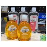 Toothbrushes, Mouthwash, Baby Shampoo