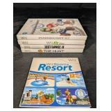 Wii Games (Lot of 5) - Mario Kart Wii, Wii Fit Plus, Just Dance 4, The Hunt, Wii Sports Resort Wii Games (Lot of 5) - Mario Kart Wii, Wii Fit Plus, Just Dance 4, The Hunt, Wii Sports Resort