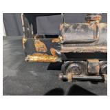 Vintage Metal Steam Locomotive Toy Engine - Rusted Antique Model Train Vintage Metal Steam Locomotive Toy Engine - Rusted Antique Model Train