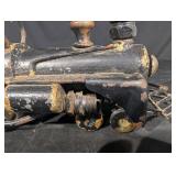 Vintage Metal Steam Locomotive Toy Engine - Rusted Antique Model Train Vintage Metal Steam Locomotive Toy Engine - Rusted Antique Model Train