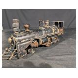 Vintage Metal Steam Locomotive Toy Engine - Rusted Antique Model Train Vintage Metal Steam Locomotive Toy Engine - Rusted Antique Model Train