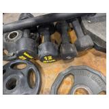 Iron Grip & Hampton Weight Plates with Barbell & Dumbbells - Home Gym Set Iron Grip & Hampton Weight Plates with Barbell & Dumbbells - Home Gym Set