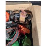 Assorted Ratchet Straps & Tie-Down Straps - Green, Red, Orange Webbing Assorted Ratchet Straps & Tie-Down Straps - Green, Red, Orange Webbing