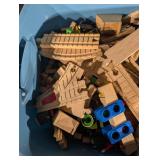 Wooden Train Track Set - Curved & Straight Pieces With Connectors & Accessories Wooden Train Track Set - Curved & Straight Pieces With Connectors & Accessories