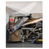 Craftsman Metal Toolbox with Red Plastic Tray Full of Hand Tools Craftsman Metal Toolbox with Red Plastic Tray Full of Hand Tools