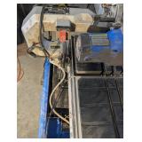 Kobalt Sliding Compound Miter Saw - 120V, 60Hz, 15A, 4,500 RPM - Rolling Stand Kobalt Sliding Compound Miter Saw - 120V, 60Hz, 15A, 4,500 RPM - Rolling Stand