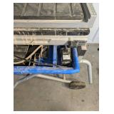 Kobalt Sliding Compound Miter Saw - 120V, 60Hz, 15A, 4,500 RPM - Rolling Stand Kobalt Sliding Compound Miter Saw - 120V, 60Hz, 15A, 4,500 RPM - Rolling Stand