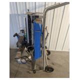 Kobalt Sliding Compound Miter Saw - 120V, 60Hz, 15A, 4,500 RPM - Rolling Stand Kobalt Sliding Compound Miter Saw - 120V, 60Hz, 15A, 4,500 RPM - Rolling Stand