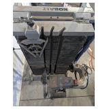 Kobalt Sliding Compound Miter Saw - 120V, 60Hz, 15A, 4,500 RPM - Rolling Stand Kobalt Sliding Compound Miter Saw - 120V, 60Hz, 15A, 4,500 RPM - Rolling Stand