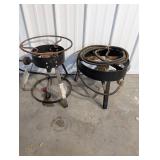 Vintage Outdoor Propane Burner Stands (Lot of 2) Vintage Outdoor Propane Burner Stands (Lot of 2)