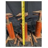 Industrial Screw Jacks with Base Plates (Lot of 4) Industrial Screw Jacks with Base Plates (Lot of 4)