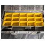 KETER 16-Compartment Toolbox Organizer Case with Yellow Bins KETER 16-Compartment Toolbox Organizer Case with Yellow Bins