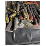 Assorted Screwdrivers - Flathead & Phillips, Mixed Sizes Assorted Screwdrivers - Flathead & Phillips, Mixed Sizes
