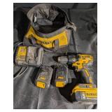 DEWALT 20V MAX XR Brushless Drill/Driver Kit with 3 Batteries, Charger & Bag DEWALT 20V MAX XR Brushless Drill/Driver Kit with 3 Batteries, Charger & Bag
