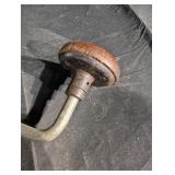 Vintage Hand Drill Brace with Wooden Grip and Long Auger Bit - Made in USA Vintage Hand Drill Brace with Wooden Grip and Long Auger Bit - Made in USA