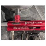 Brass Eagle Avenger Paintball Marker with 20oz CO2 Tank & Braided Line Brass Eagle Avenger Paintball Marker with 20oz CO2 Tank & Braided Line