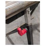 Pipe Roller Stand - Dual Rollers with Red Lock Knobs Pipe Roller Stand - Dual Rollers with Red Lock Knobs