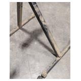 Pipe Roller Stand - Dual Rollers with Red Lock Knobs Pipe Roller Stand - Dual Rollers with Red Lock Knobs