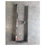 EZ Loader Frame Bracket - Black Steel U-Frame with Adjustable Crossbar EZ Loader Frame Bracket - Black Steel U-Frame with Adjustable Crossbar