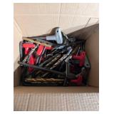 Drill Bits Assortment - In Box with Red Handles & Gray Accessories Drill Bits Assortment - In Box with Red Handles & Gray Accessories