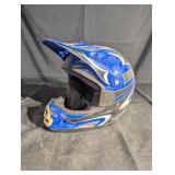 Mossi Blue MX Helmet - Full-Face Off-Road Motocross Helmet Mossi Blue MX Helmet - Full-Face Off-Road Motocross Helmet