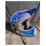 Mossi Blue MX Helmet - Full-Face Off-Road Motocross Helmet Mossi Blue MX Helmet - Full-Face Off-Road Motocross Helmet