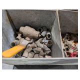 Assorted Copper Pipe Fittings: Elbows, Tees, Couplings & Adapters (Rusty) Assorted Copper Pipe Fittings: Elbows, Tees, Couplings & Adapters (Rusty)