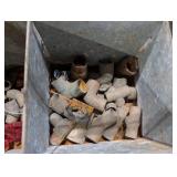 Assorted Copper Pipe Fittings: Elbows, Tees, Couplings & Adapters (Rusty) Assorted Copper Pipe Fittings: Elbows, Tees, Couplings & Adapters (Rusty)