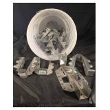 Galvanized Steel Brackets & Mounting Hardware - Assorted Channel & L-Shape Brackets Galvanized Steel Brackets & Mounting Hardware - Assorted Channel & L-Shape Brackets