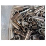 Assorted Hardware Fasteners - Nuts, Bolts, Washers & Sockets (Steel, Rusty) Assorted Hardware Fasteners - Nuts, Bolts, Washers & Sockets (Steel, Rusty)