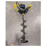Jiffy Ice Auger -Propane Powered, Spiral Bit, Yellow/Black Jiffy Ice Auger -Propane Powered, Spiral Bit, Yellow/Black