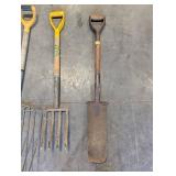 Garden Tools Set - Rake, 4-Tine Fork & Shovel Garden Tools Set - Rake, 4-Tine Fork & Shovel