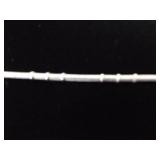 .925 Sterling Silver Abalone and Black Pearl Cross Pendant and Thick Necklace .925 Sterling Silver Abalone and Black Pearl Cross Pendant and Thick Necklace