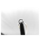 .925 Sterling Silver Larimar and Topaz Turtle Dangle Pendant Necklace .925 Sterling Silver Larimar and Topaz Turtle Dangle Pendant Necklace