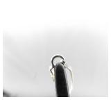 .925 Sterling Silver Larimar and Topaz Turtle Dangle Pendant Necklace .925 Sterling Silver Larimar and Topaz Turtle Dangle Pendant Necklace