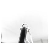 .925 Sterling Silver Topaz Cat Pendant Necklace .925 Sterling Silver Topaz Cat Pendant Necklace