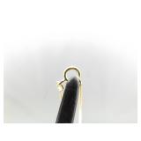 .925 Sterling Silver Marquise Topaz Crystal Vermeil Pendant Necklace .925 Sterling Silver Marquise Topaz Crystal Vermeil Pendant Necklace