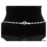 .925 Sterling Silver Opalite Pendant Necklace .925 Sterling Silver Opalite Pendant Necklace