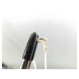 .925 Sterling Silver Opalite Pendant Necklace .925 Sterling Silver Opalite Pendant Necklace