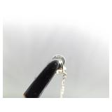 .925 Sterling Silver Semi Precious Stone Set Pendant Necklace .925 Sterling Silver Semi Precious Stone Set Pendant Necklace