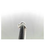 .925 Sterling Silver Semi Polished Raw Amethyst Pendant Necklace .925 Sterling Silver Semi Polished Raw Amethyst Pendant Necklace