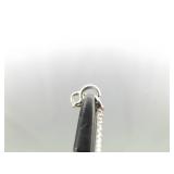 .925 Sterling Silver Semi Polished Raw Amethyst Pendant Necklace .925 Sterling Silver Semi Polished Raw Amethyst Pendant Necklace